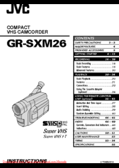 JVC GR-SXM26 Instructions Manual