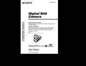 Sony DSC F505V - Cybershot 2.6MP Digital Camera Operation Instruction Manual