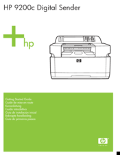 HP 9200C - Digital Sender Getting Started Manual