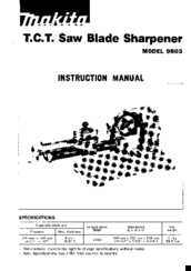 Makita 9803 Instruction Manual