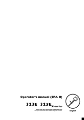 Husqvarna 325EX SERIES Operator's Manual