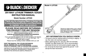 Black & Decker LST220 Instruction Manual