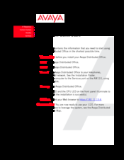 Avaya i20 Installation & Quick Start Manual