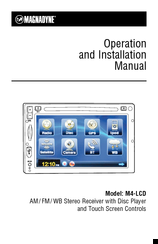 Magnadyne M4-LCD Operation And Installtion Manual