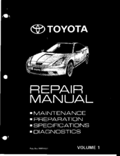 Toyota ZZT231 series Repair Manual