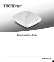 TRENDnet TEW-755AP Quick Installation Manual