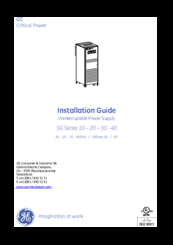 Ge SG Series Installation Manual