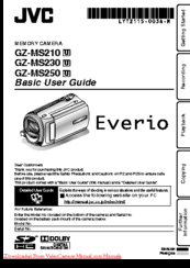 JVC GZ-MS230 A Basic User's Manual