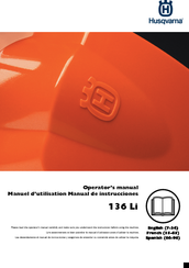 Husqvarna 136Li Operator's Manual