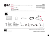 LG 43LW560H Easy Setup Manual