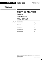 Whirlpool ACM 959/WH Service Manual