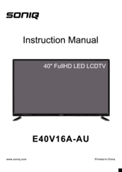 Soniq E40V16A-AU Instruction Manual