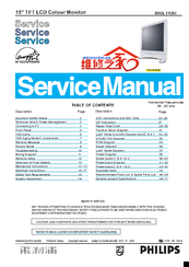 Philips SH3L 170X4 Service Manual