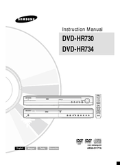 Samsung DVD-HR734 Instruction Manual