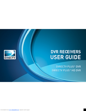 DirecTV PLUS HD DVR User Manual
