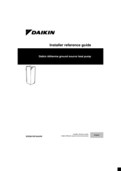 Daikin EGSQH10S18AA9W Installer's Reference Manual