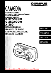Olympus Camedia C-360ZOOM Basic Manual