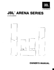 JBL Arena 125C Owner's Manual