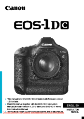 Canon EOS-1DC Instruction Manual