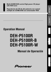Pioneer DEH-P5100R Operation Manual