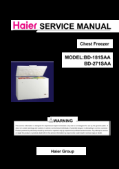 Haier BD-181SAA Service Manual