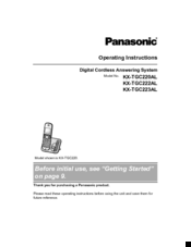 Panasonic KX-TGC220AL Operating Instructions Manual