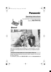 Panasonic KX-TH111C Operating Instructions Manual