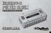 DigiTech HardWire V-10 Owner's Manual