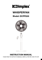 Dimplex DCPFQ35 Instruction Manual