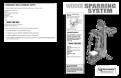 Weider SPARRING SYSTEM User Manual