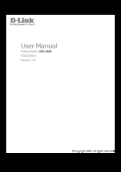 D-Link DAS-3626 User Manual