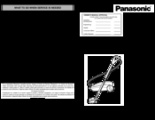 Panasonic MC-V9658 Operating Instructions Manual