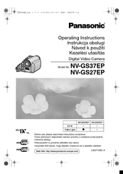 Panasonic NV-GS27EP Operating Instructions Manual