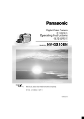 Panasonic NV-GS30EN Operating Instructions Manual