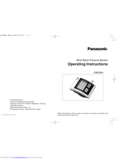 Panasonic EW3004 Operating Instructions Manual