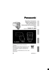 Panasonic FL360 - DMW - Hot-shoe clip-on Flash Operating Instructions Manual