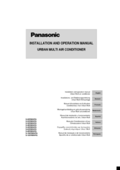 Panasonic CS-100FMHPP Installation And Operation Manual