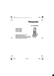 Panasonic KX-TGA830FX Installation Manual