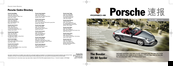 Porsche Boxster RS 60 Spyder User Manual