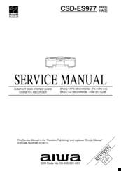 Aiwa CSD-ES977 Service Manual