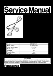Panasonic MC-CG973-00 Service Manual