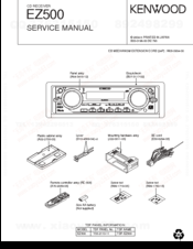 Kenwood EZ500 - Radio / CD Service Manual