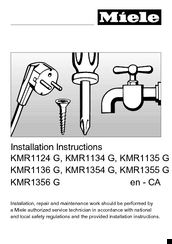 Miele KMR1135 G Installation Instruction