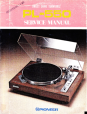 Pioneer PL-550 Service Manual