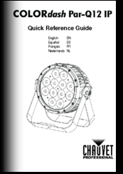 Chauvet COLORdash Par-Q12 IP Quick Reference Manual