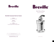Breville RM-800CPXL Instruction Booklet