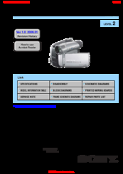 Sony Handycam DCR-HC44E Service Manual