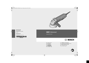 Bosch GWS 8-100 ZProfessional Original Instructions Manual