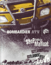 BOMBARDIER Outlander series 2006 User Manual