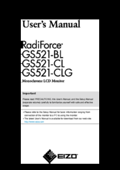 Eizo gs521-bl User Manual